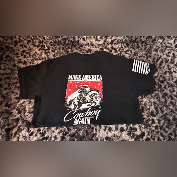 Other - Iron oath, apparel, Black large T-shirt
 “ make America Cowboy again”